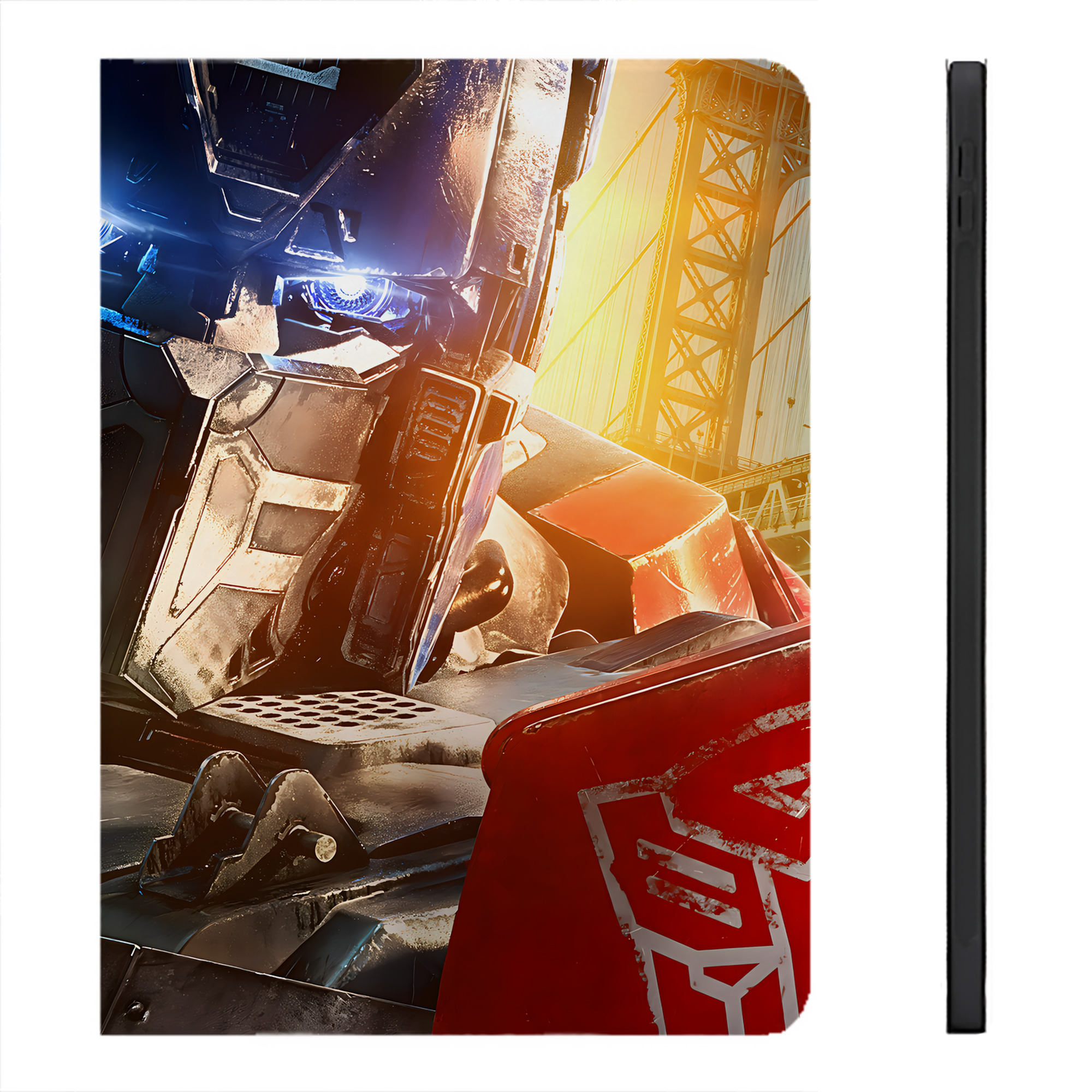 （画像用） Transformers トランスフォーマー IPadケース ペンホルダー付き ブックスタイルデザイン